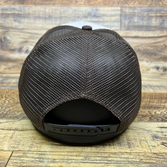 Defunct New York Central Railroad Mens Trucker Hat Brown Snapback Baseball Cap - Picture 5 of 8